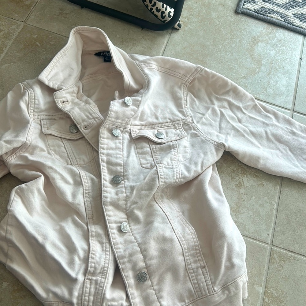 Light pink jean jacket